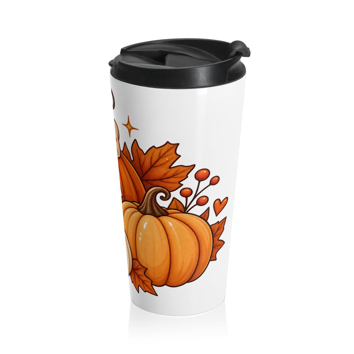 Cozy Autumn Travel Mug 🎃🍂