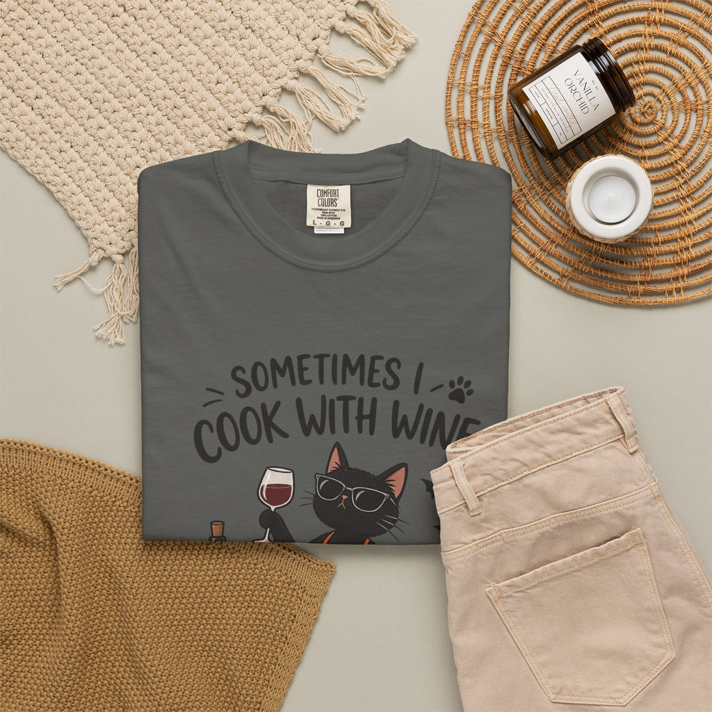 Sometimes I Cook With Wine🍷🎃🐱