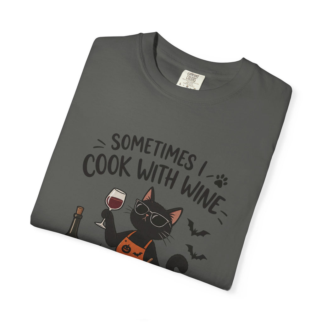 Sometimes I Cook With Wine🍷🎃🐱