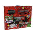 Weihnachts-Eisenbahn mit Licht & Sound – 23-teilig