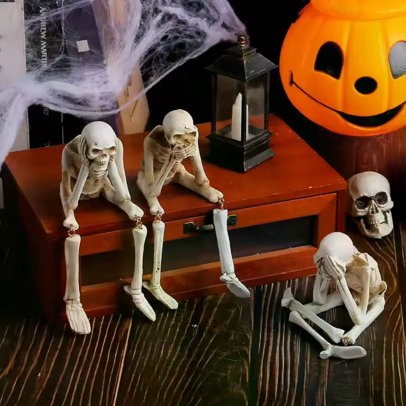 Bone Buddies – 3er-Skelettfiguren-Set 🎃