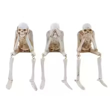 Bone Buddies – 3er-Skelettfiguren-Set 🎃