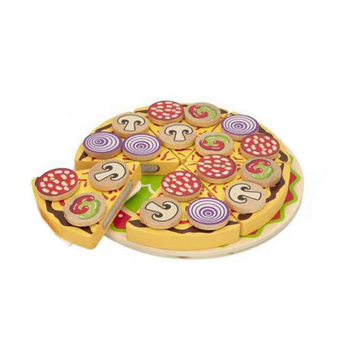 Woomax Holz-Pizza Spielset
